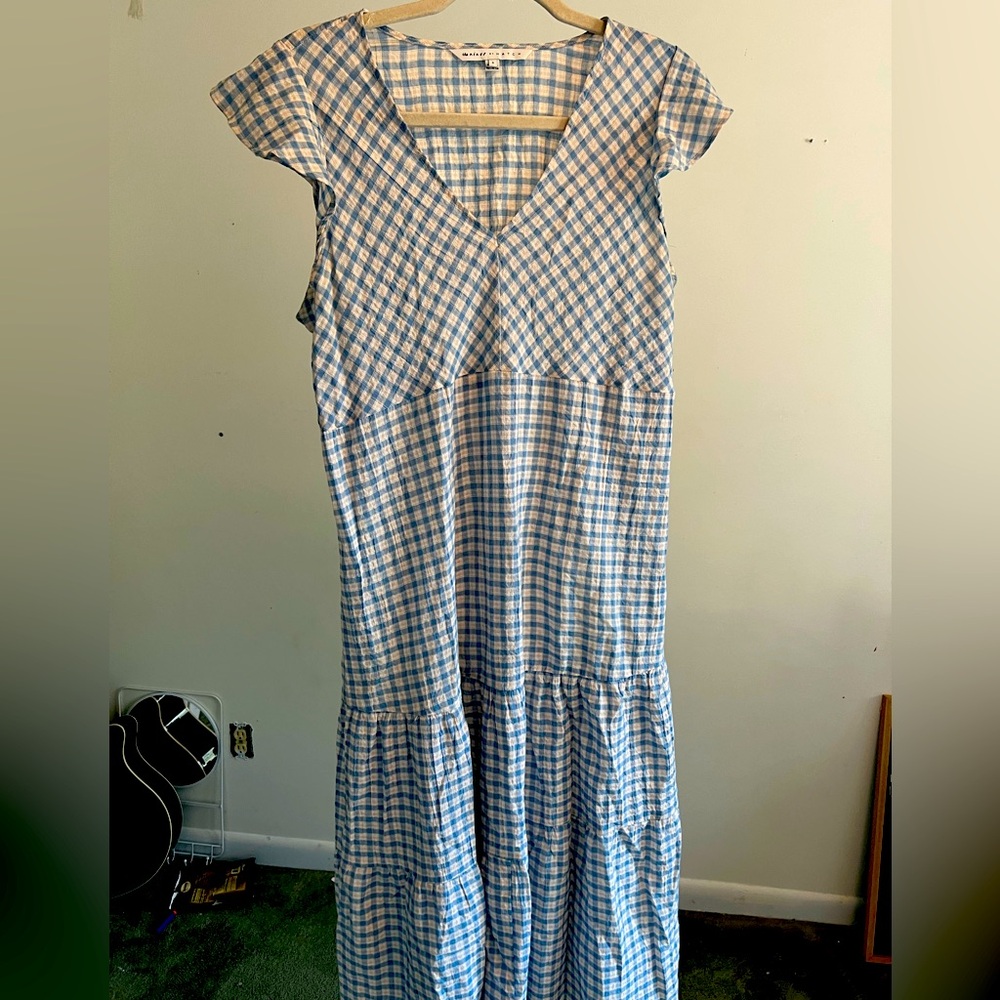 Blue maxi dress